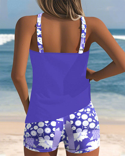 GINEVRA™|TANKINI FLOREALE COMODO 