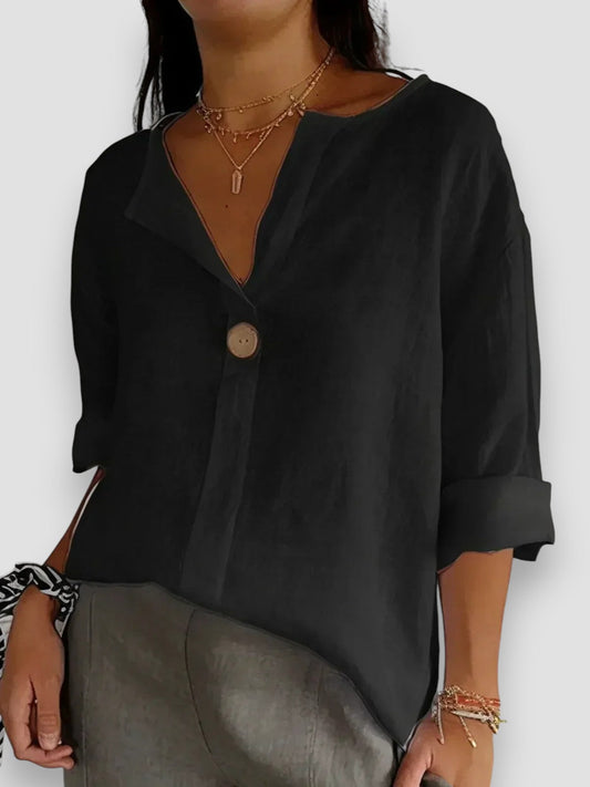 SOFIA|BLUSA CASUAL CON SCOLLO AV