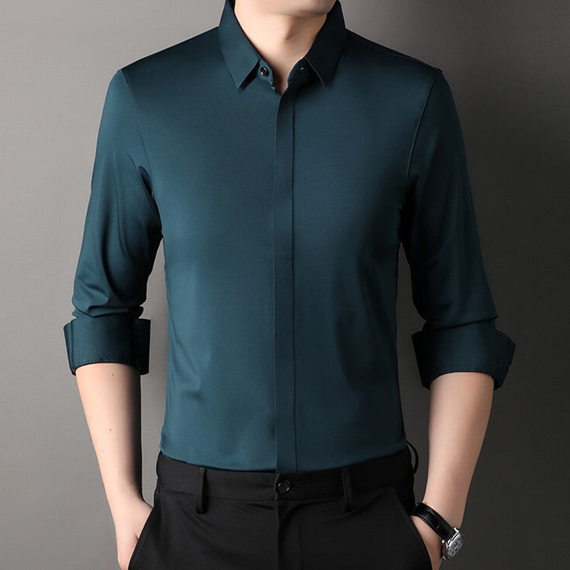 SALVINO™|CAMICIA ANTIPIEGA STRETCH 