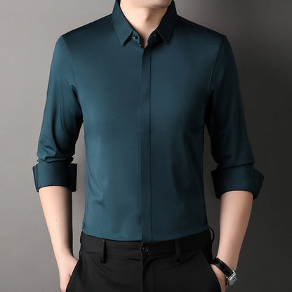 SALVINO™|CAMICIA ANTIPIEGA STRETCH 