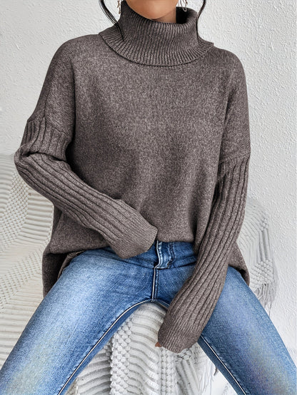 ODETTE™|MAGLIONE DOLCEVITA OVER