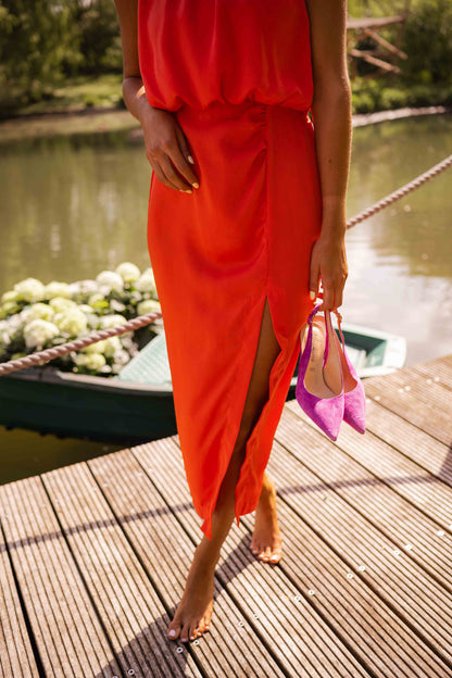 LEONTINA™|ABITO MIDI ELEGANTE 
