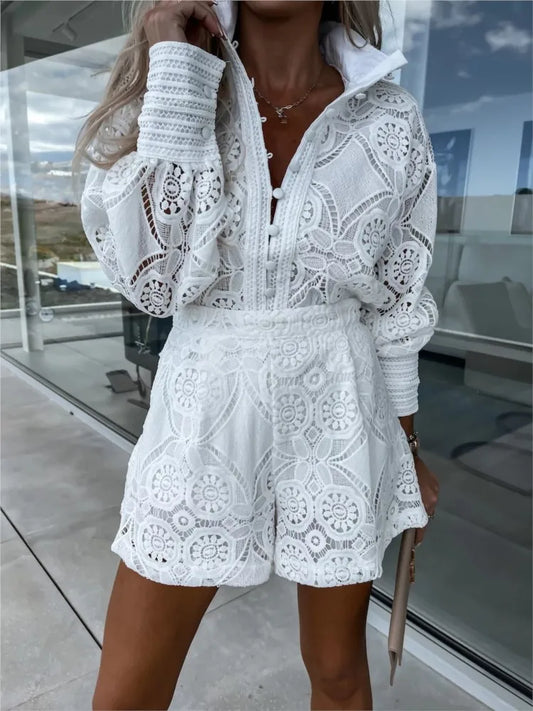 ELVIRA™|SET ESTIVO IN PIZZO 