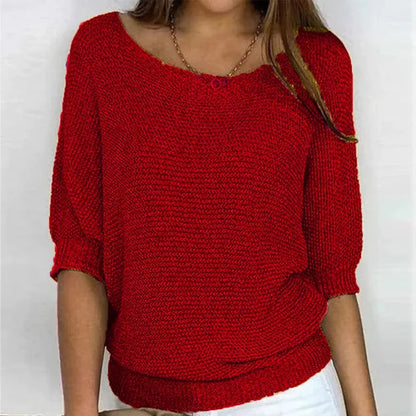 ARIANNA|TOP IN MAGLIA RILASSATO