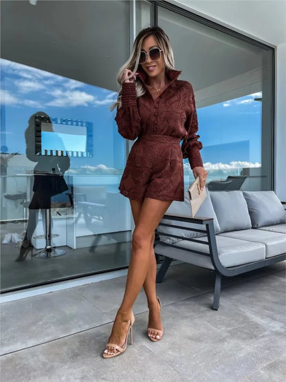 ELVIRA™|SET ESTIVO IN PIZZO 