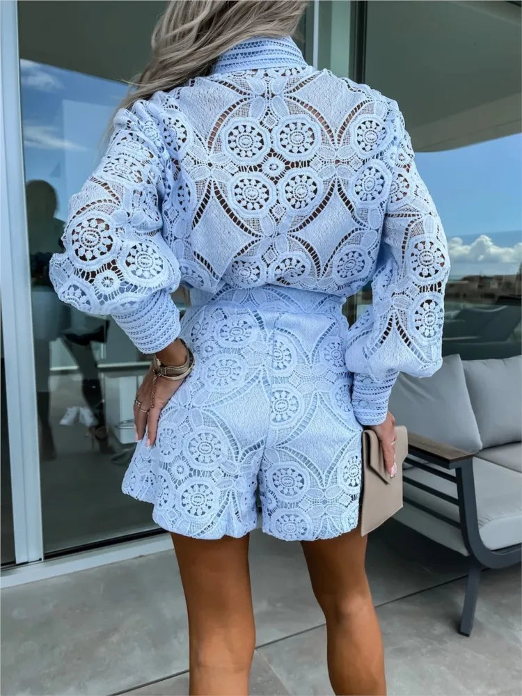 ELVIRA™|SET ESTIVO IN PIZZO 
