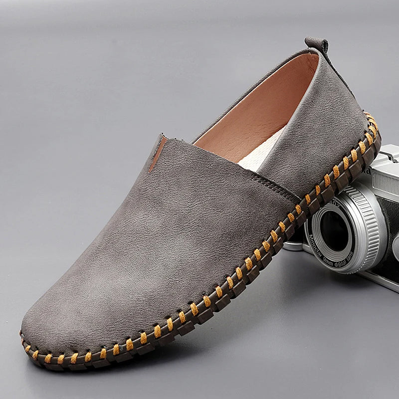 GIORDI™|MOCASSINI IN PELLE ARTIGIANALE 
