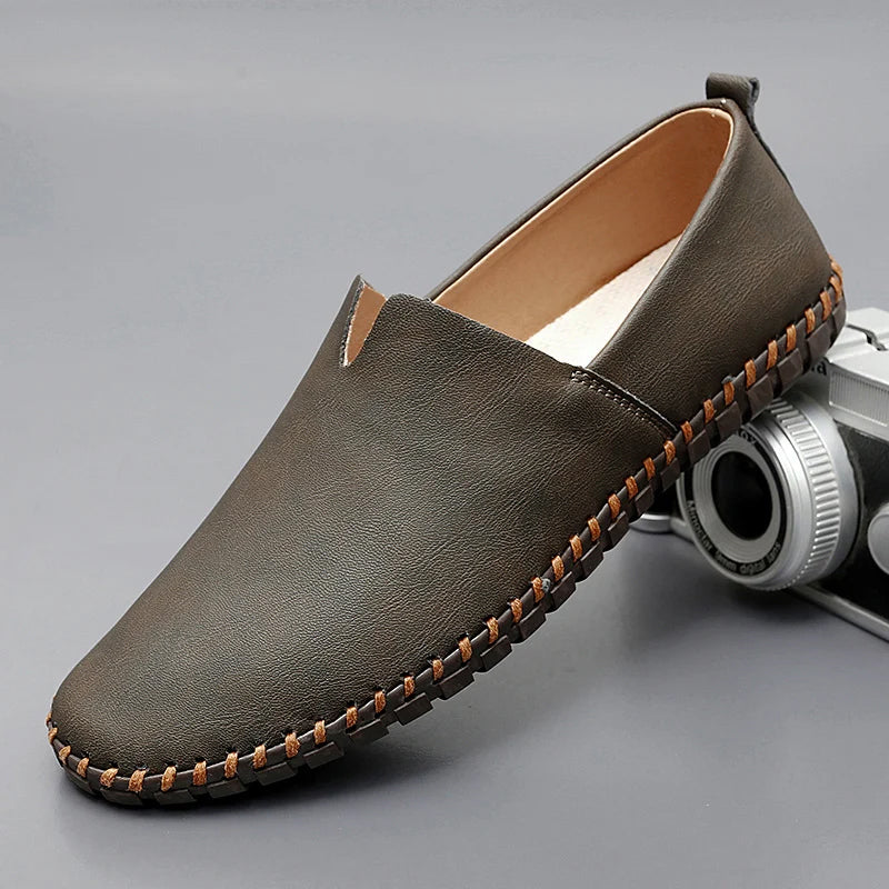 GIORDI™|MOCASSINI IN PELLE ARTIGIANALE 