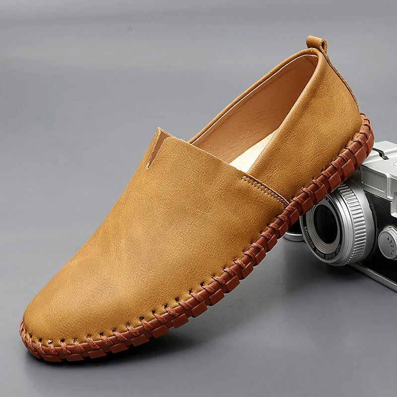 GIORDI™|MOCASSINI IN PELLE ARTIGIANALE 