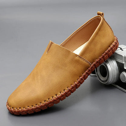 GIORDI™|MOCASSINI IN PELLE ARTIGIANALE 