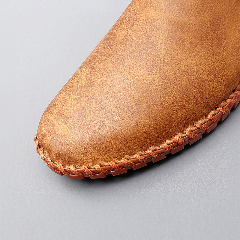 GIORDI™|MOCASSINI IN PELLE ARTIGIANALE 