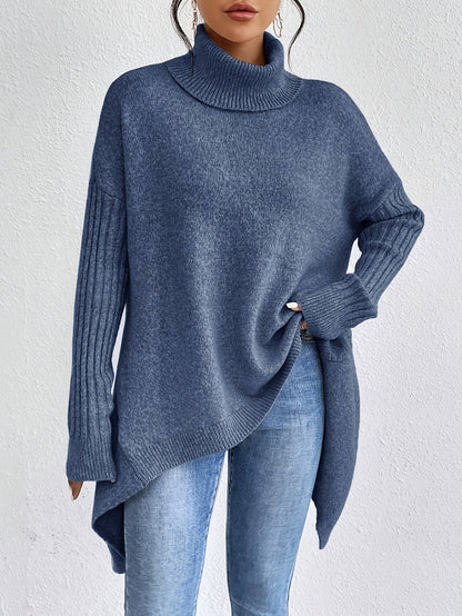 ODETTE™|MAGLIONE DOLCEVITA OVER