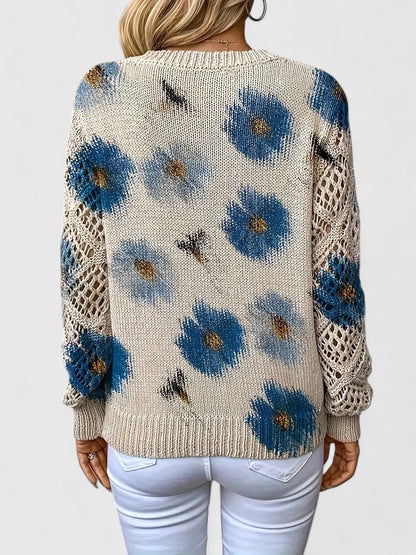 ORNELLA™|MAGLIONE FLOREALE
