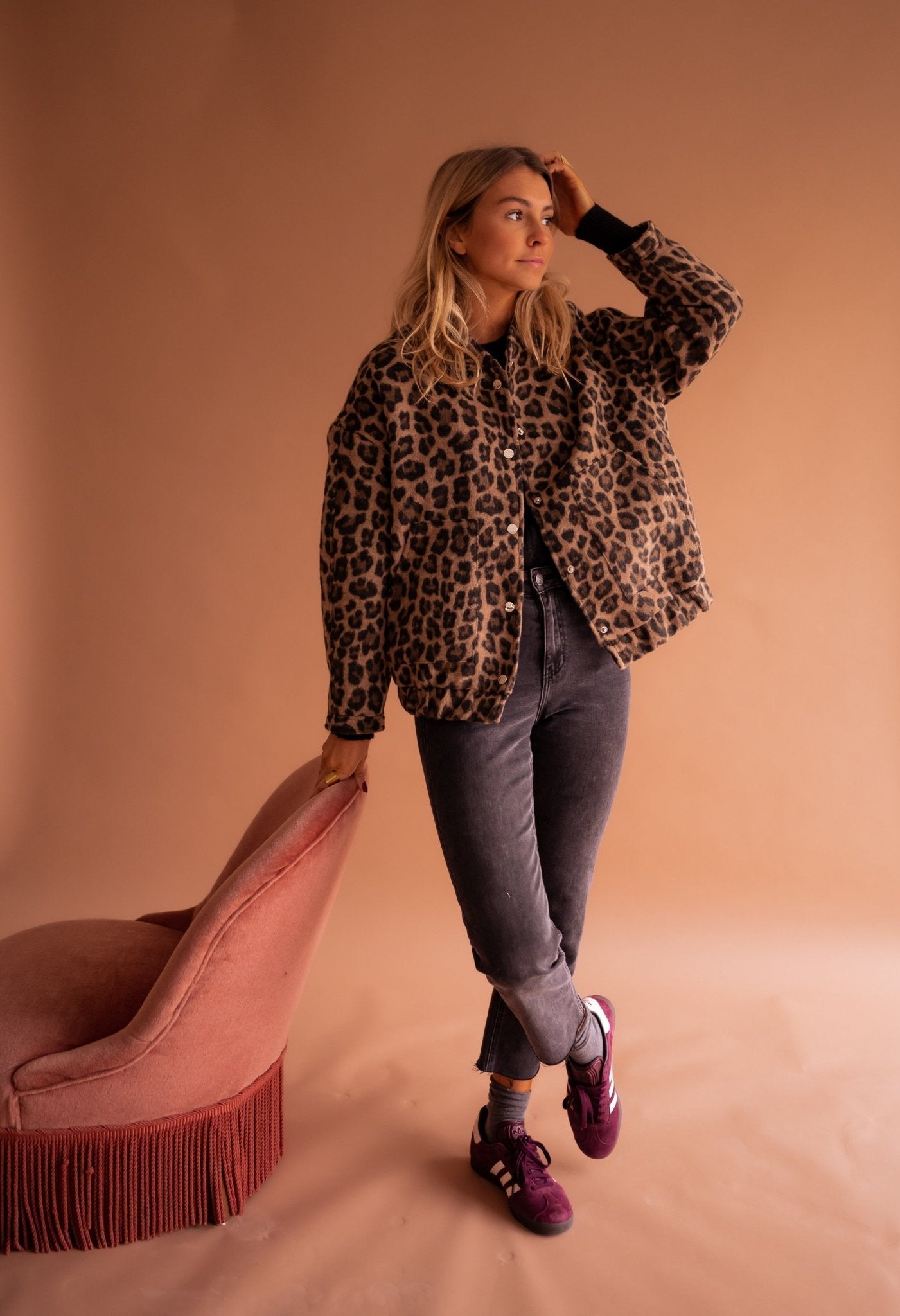 DANIELA™|GIACCA LEOPARDATA CHIC 